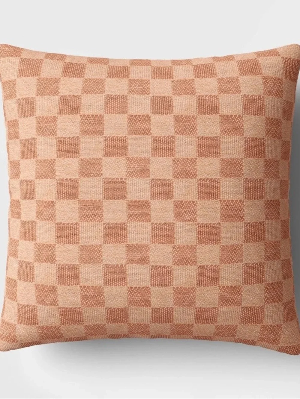 16x16 Knit Throw Pillow - Terracotta